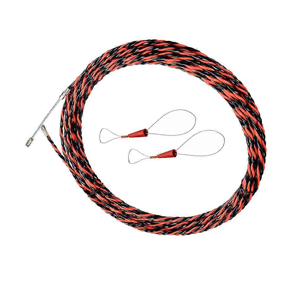 Electrical Wire Threader Tool with Strong Penetration for Daily Use and Replacement in Red plastic and metal 10M