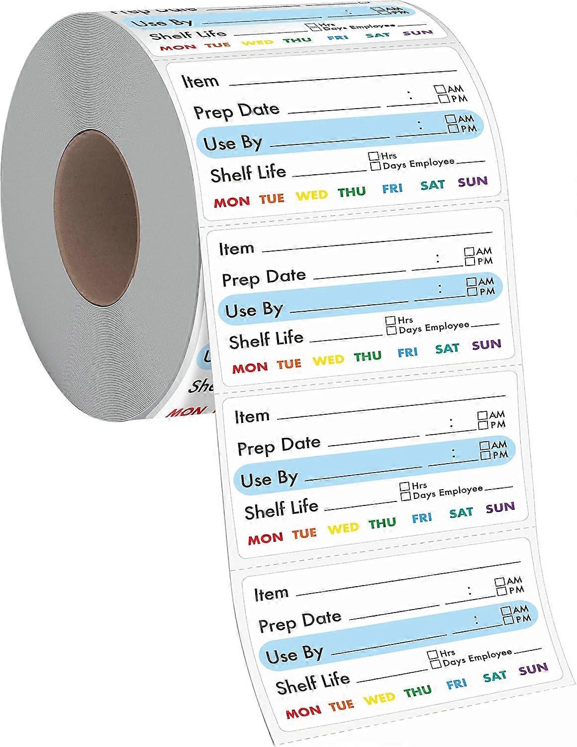 300 Pcs Removable Food Labels, Water Resistant, Oil Resistant