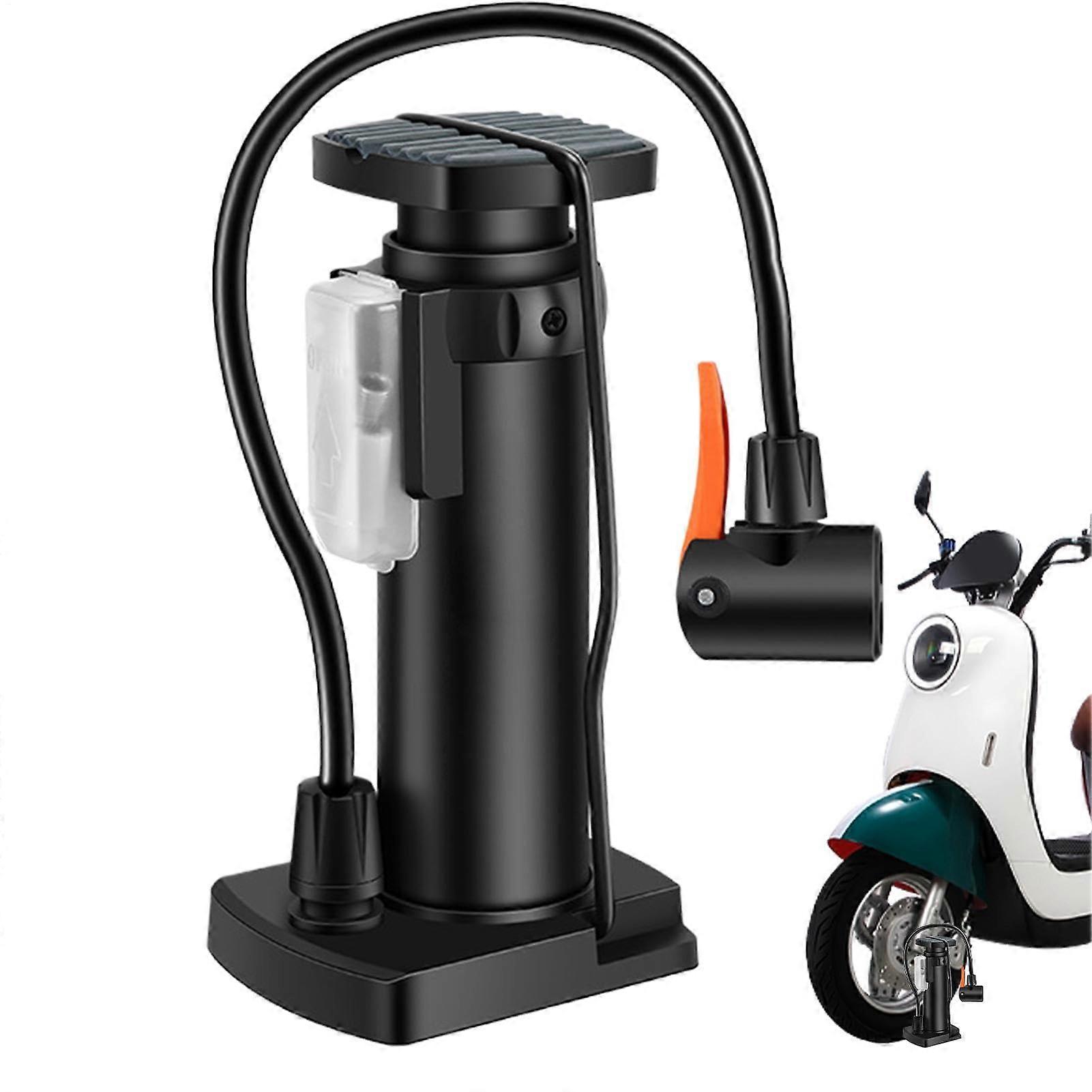 Bicycle Air Pump for Tires | 140 PSI Portable Hand Pump for Mountain Bikes, Electric Vehicles, Multi-Functional Inflatable Tools