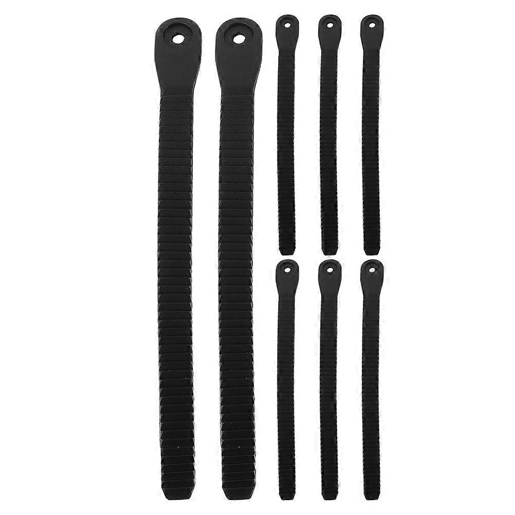 8pcs Replaceable Skate Straps for Roller Ice Skates Plastic Shoes Fixing Straps Professional Roller Skate Straps