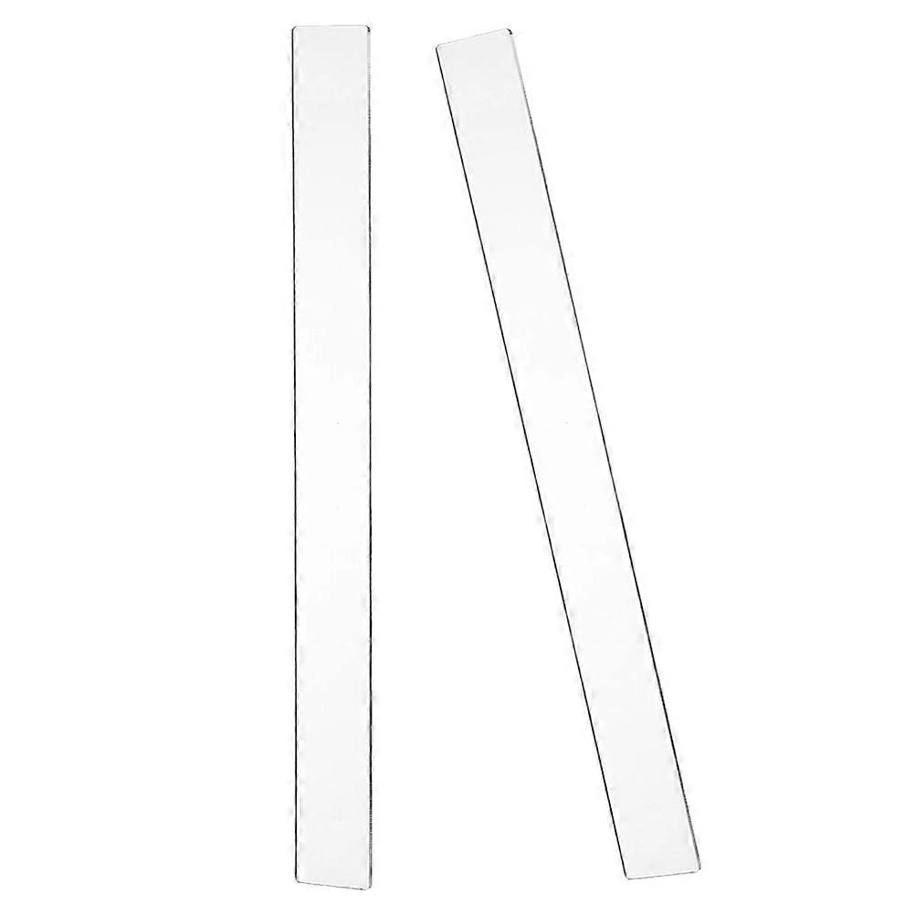 Reusable Acrylic Dough Leveler Sticks for Baking Cookies and Fondant 2Pcs Measuring Thickness Strips