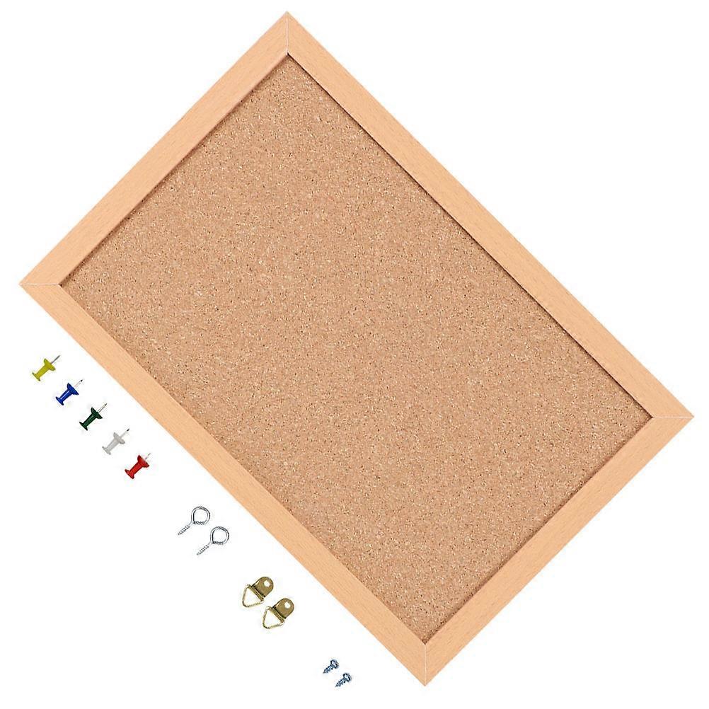 1 Set Cork Board Message Display Board for Office School Photo Board