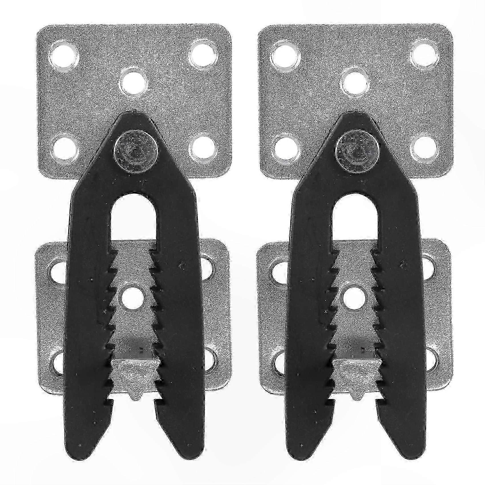 2-Pack Alligator Style Snap Joints for Sofa and Sectional Furniture Connection
