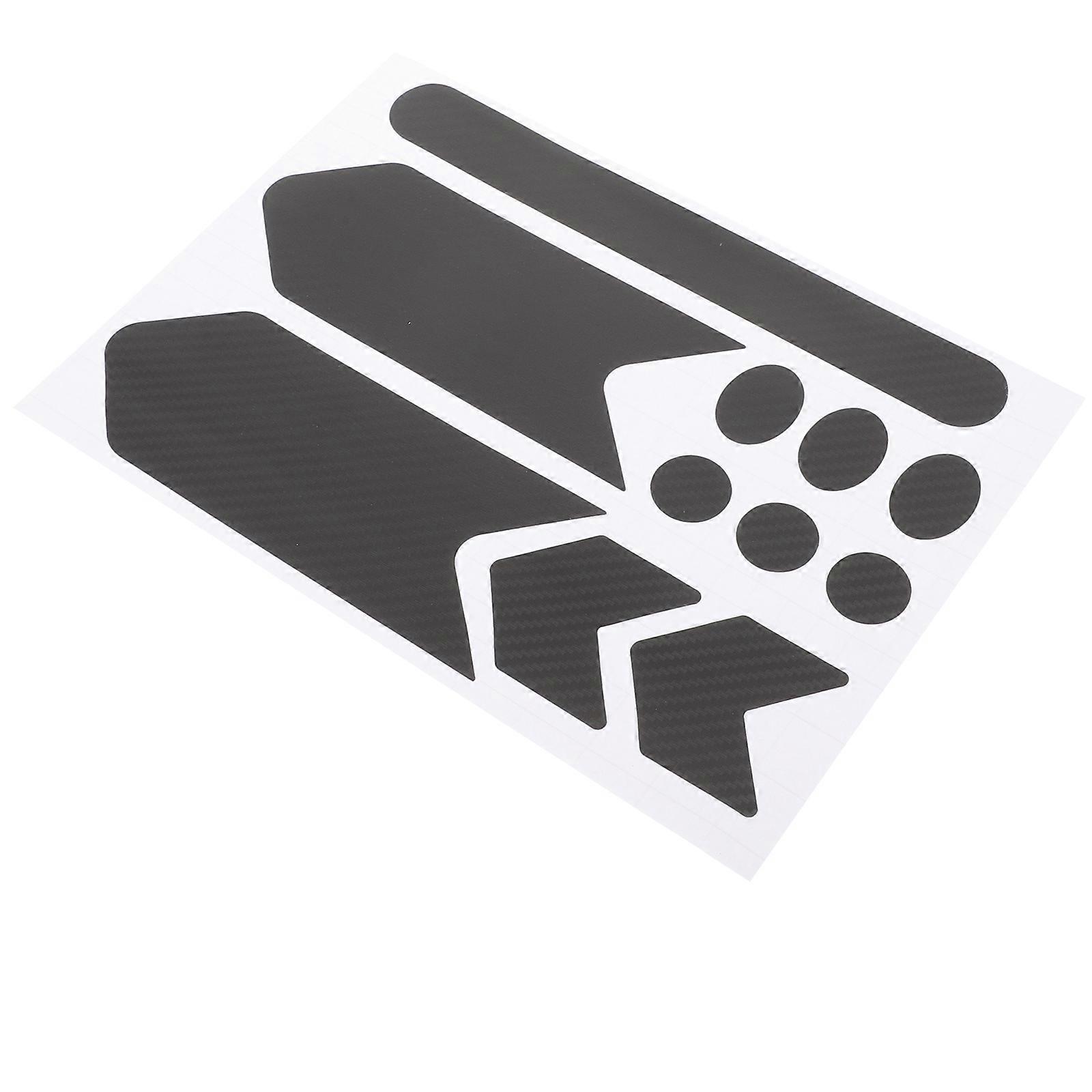 Cycling Accessory Bike Frame Protectors For Protecting Frame From Scratches Black Sleek Design 1 Set