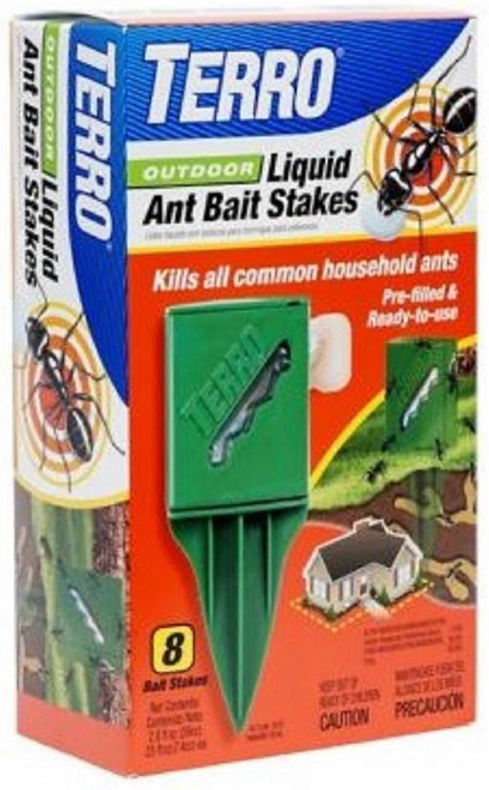 Geeignet für flüssige Ameisenköder-Pfähle für den Außenbereich, 8er Pack-jc