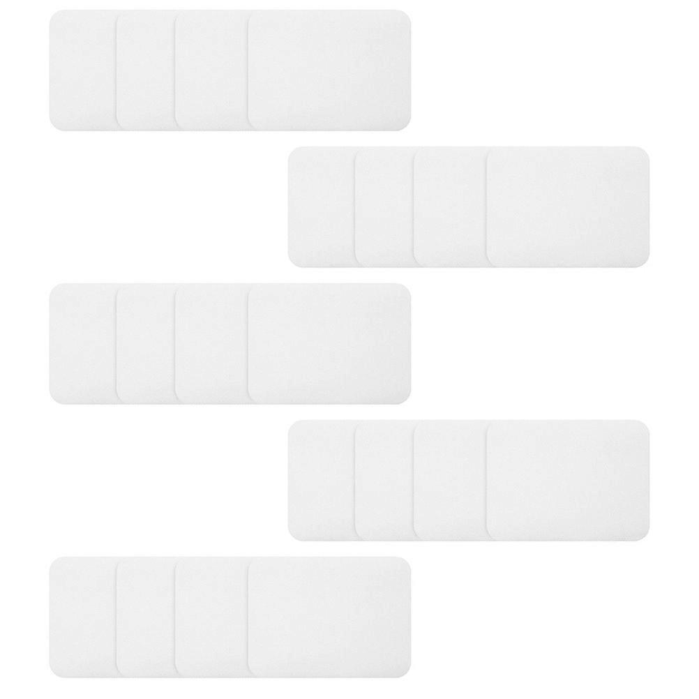 20pcs Rectangular DIY Clothing Patches Adhesive Stickers
