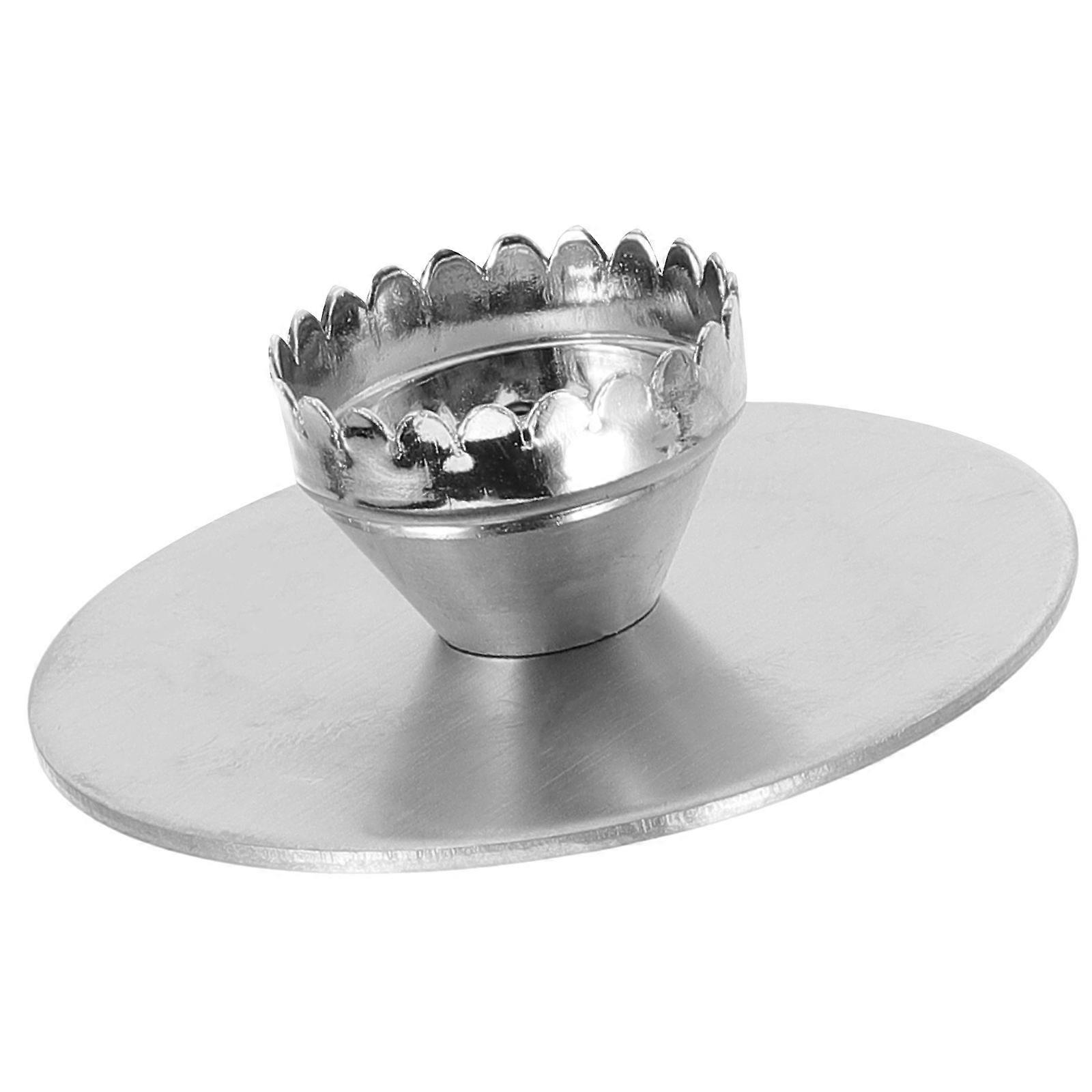 Silver Magnetic Soap Holder For Bathroom Wall Mount Soap Storage Drainage 1Set