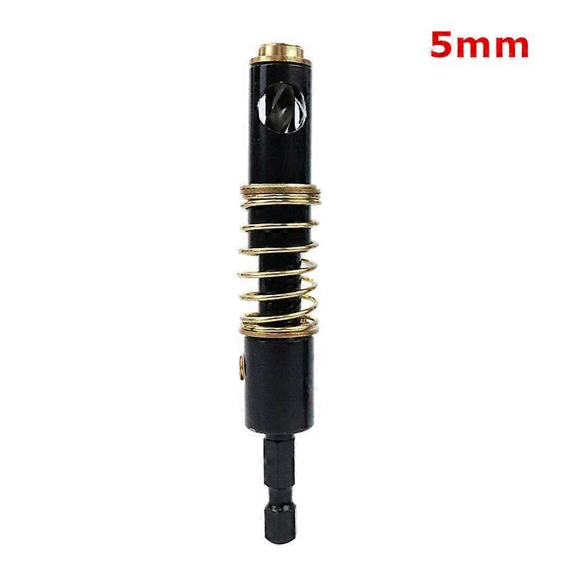 2 种尺寸:高速钢黄铜自定心铰链麻花钻头 1/4“ 和 5mm 螺丝刀铰刀,用于木工工具柜