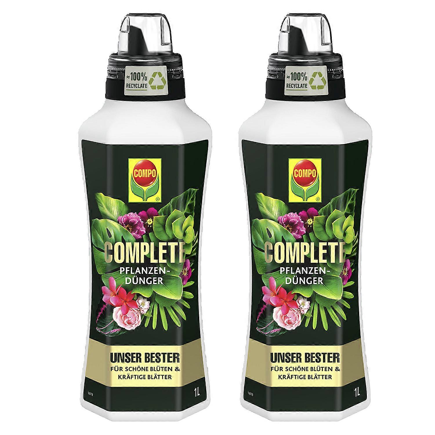 2 x COMPO COMPLETE plant fertilizer, 1 liter