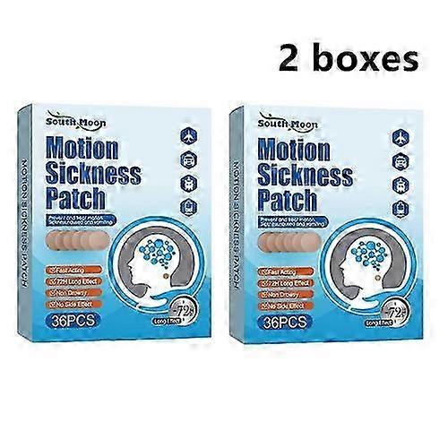 1-5boxes Motion Sickness Patches For Car Boat Rides Cruise Airplane Trips