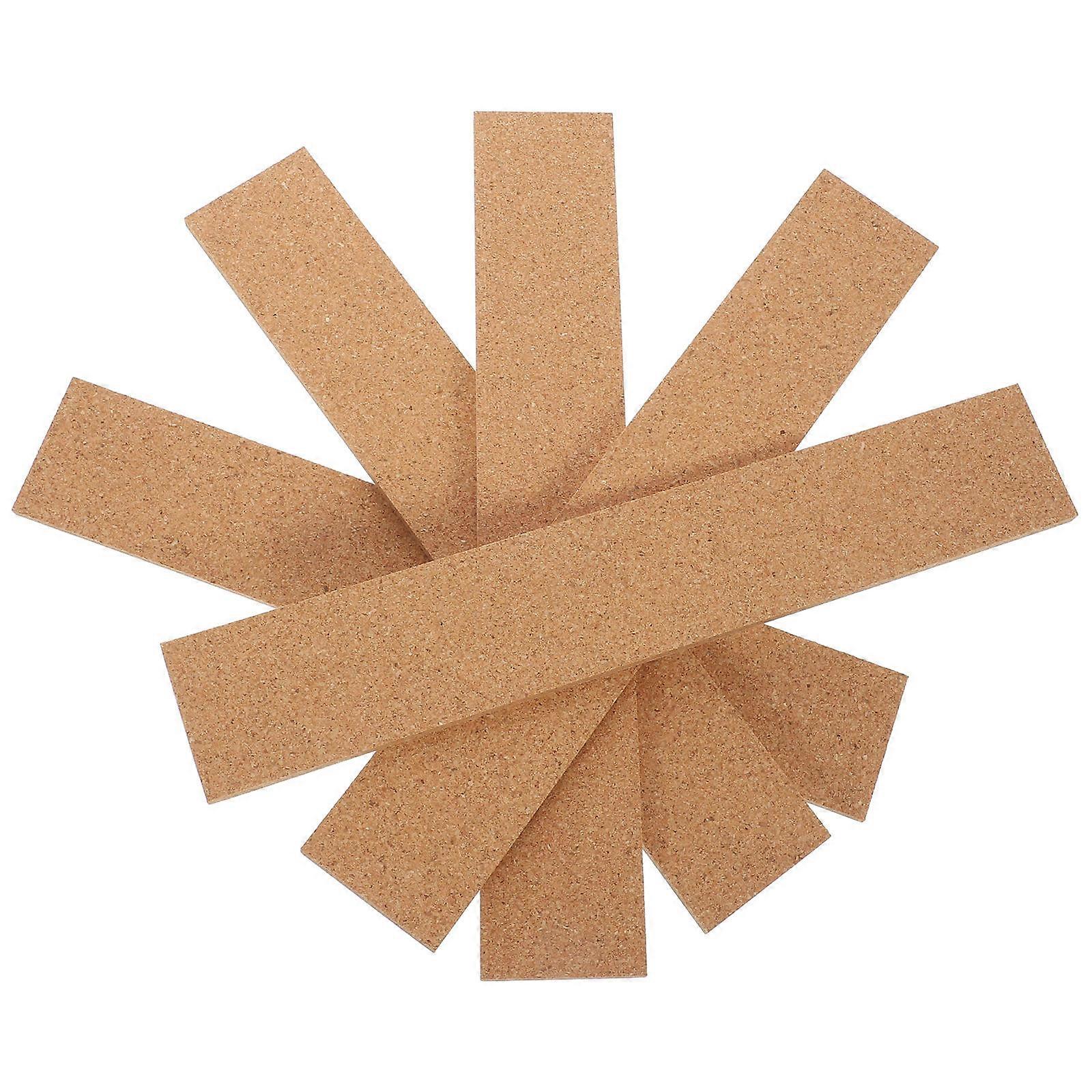 5Pcs Adhesive Cork Bulletin Bars and Strips for Memo Board Office and School Use