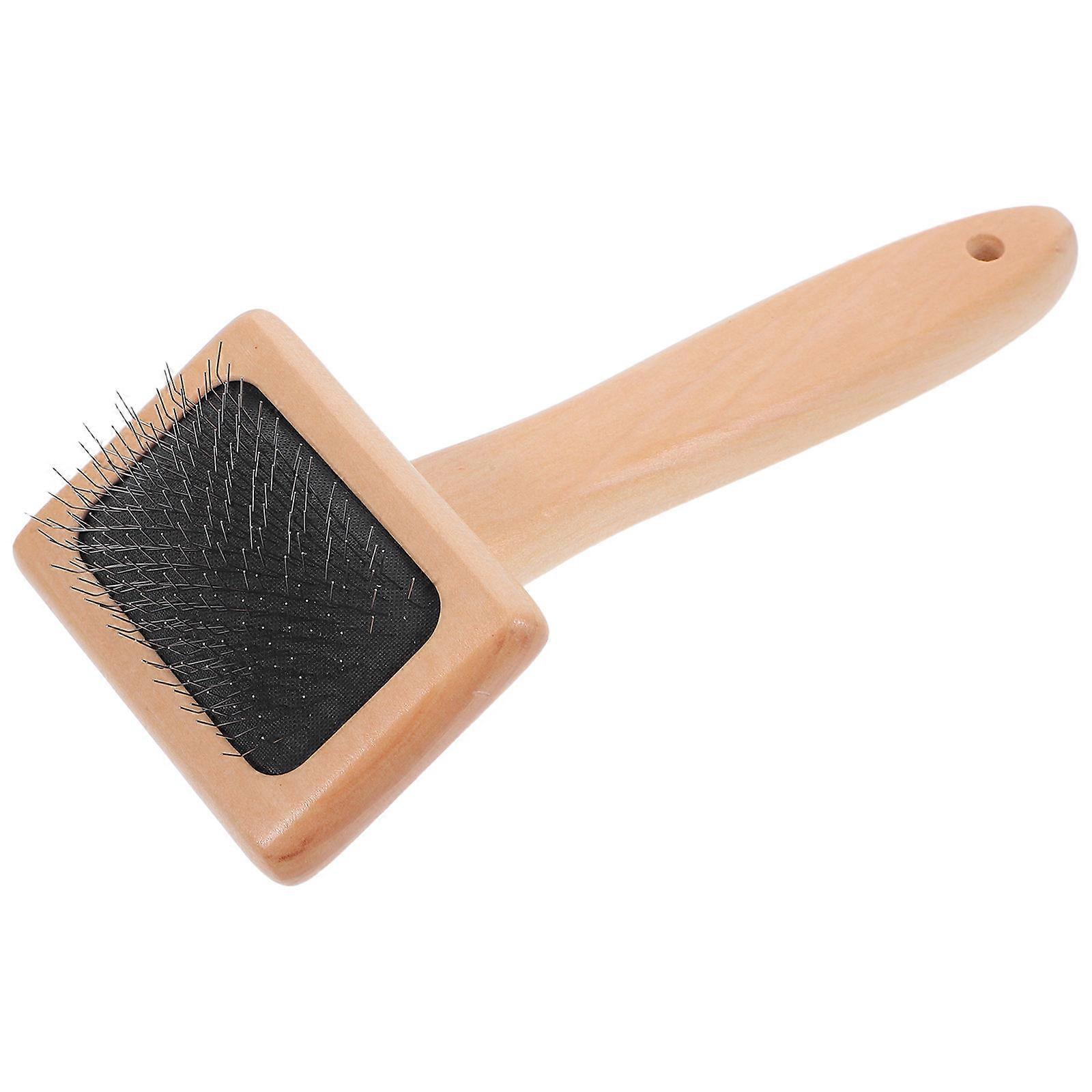 Wooden Hand Carders for Wool Felting High Efficiency and Comfortable Experience with Durable Wood and Iron Materials 7.5 inch