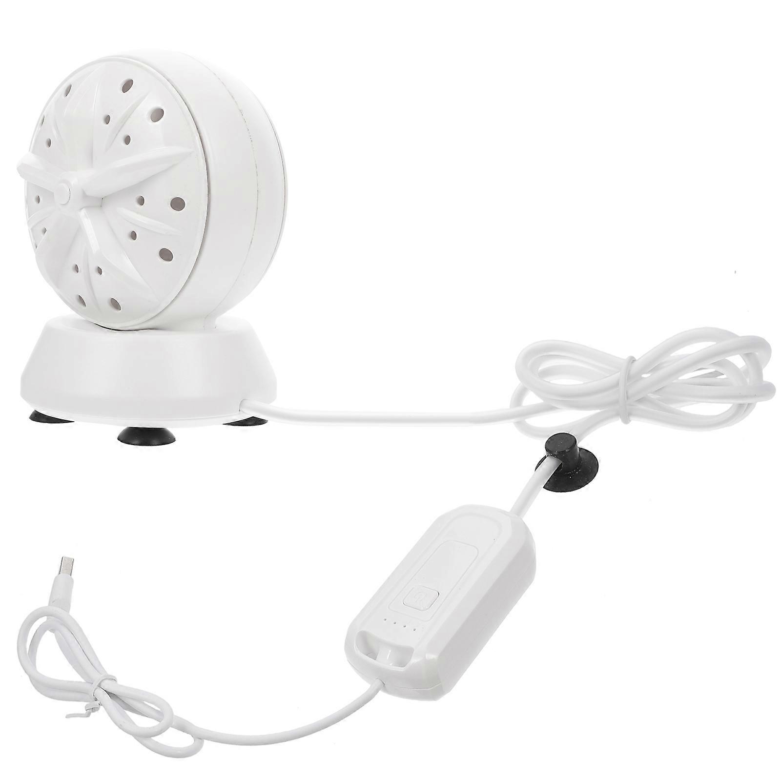 Small Washer with 360-Degree Vibration for Deep Cleaning and Portable Use