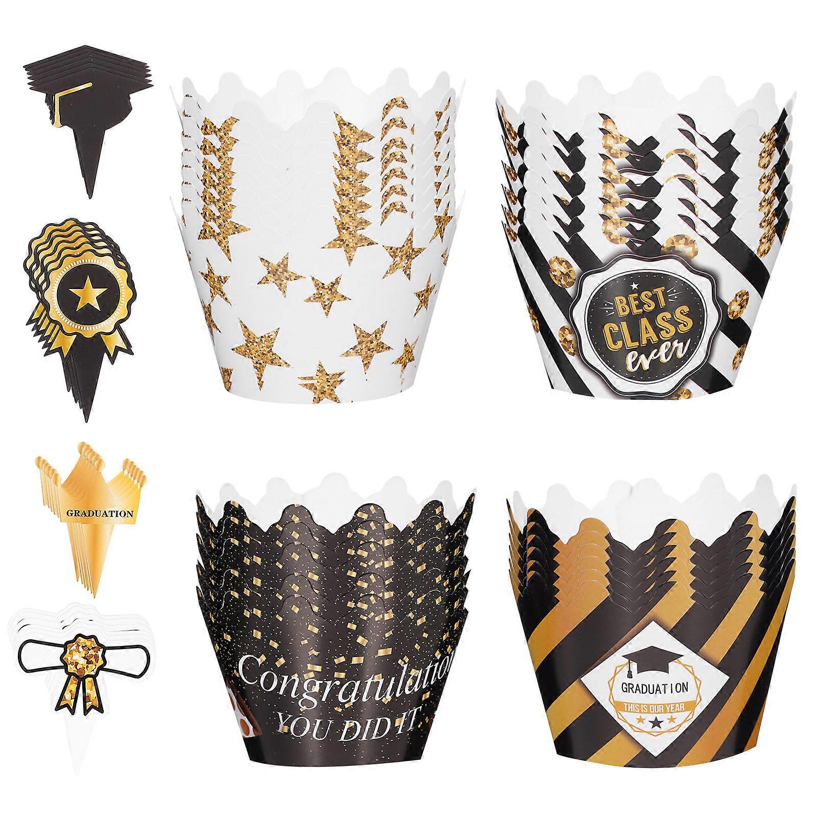 Graduation Cake Toppers, Eye-catching Decorations for Cakes and Cupcakes