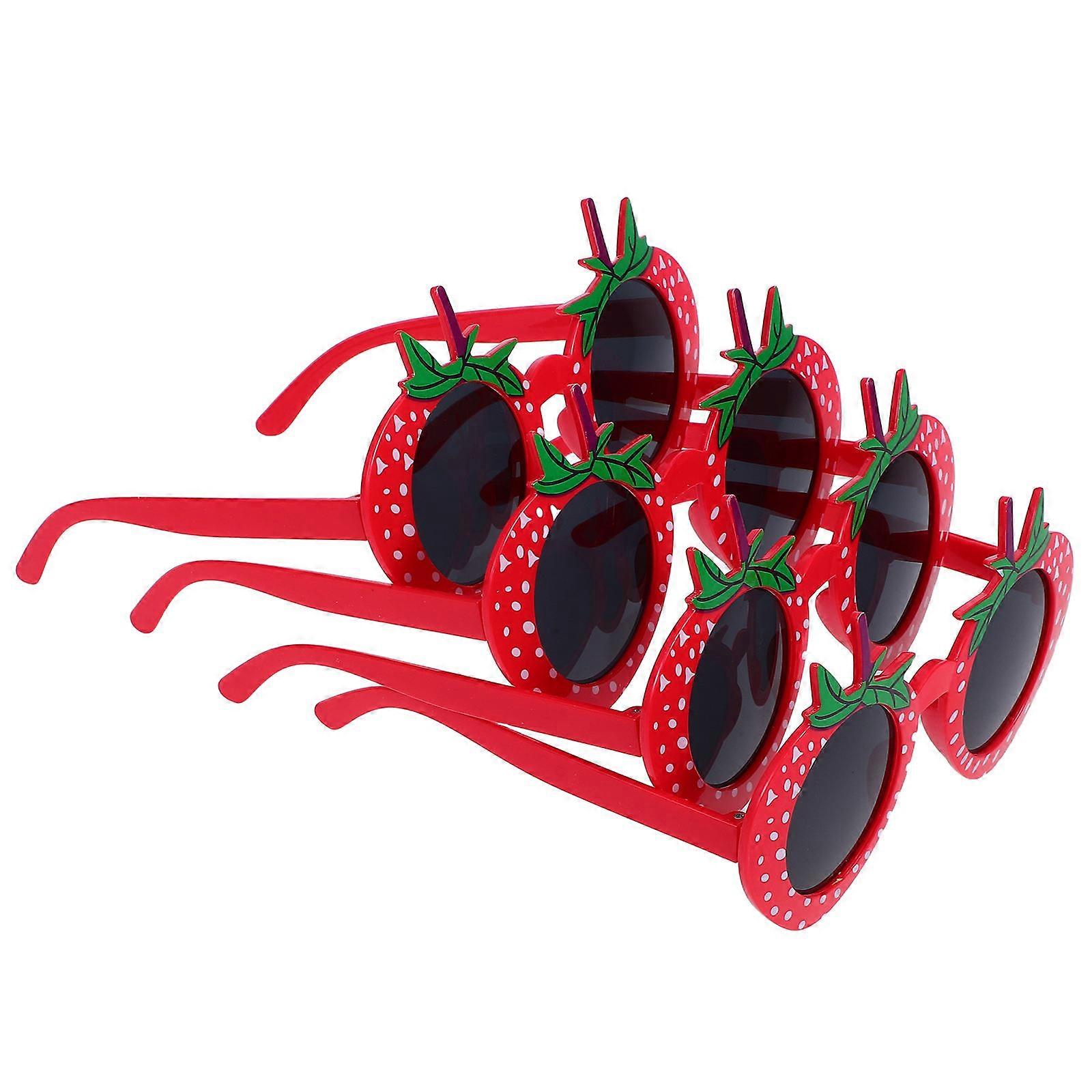 Kid Friendly Strawberry Design Sunglasses, Sturdy and Ideal for Special Occasions