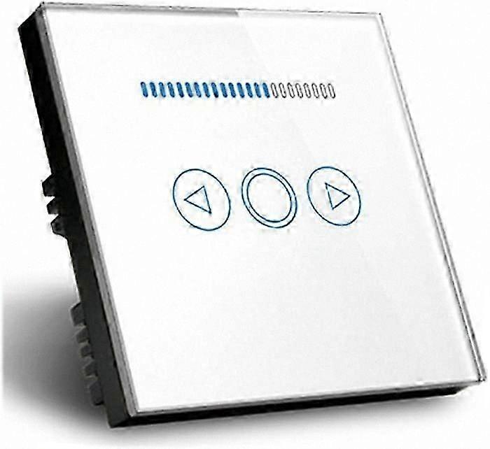 White 500W LED Touch Dimmer Switch with Crystal Panel for LED Lighting Control