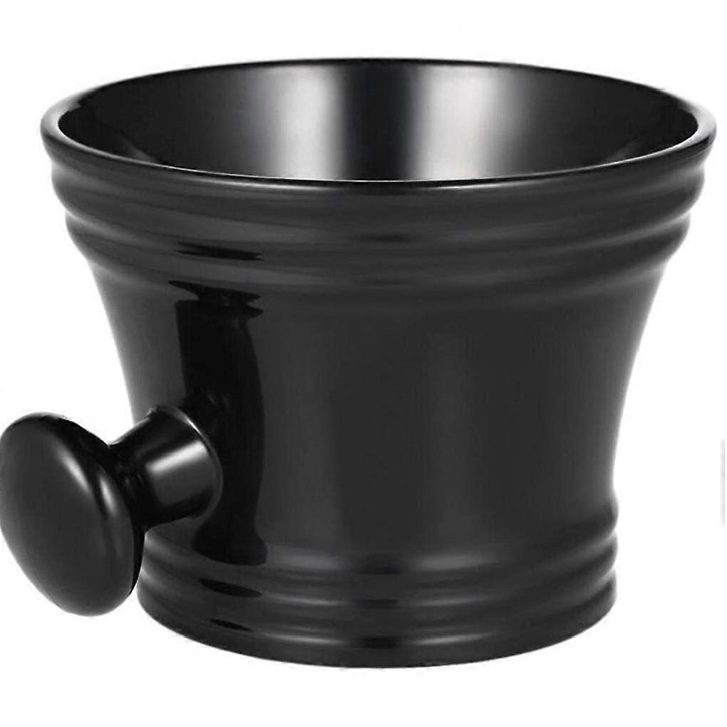 Hairdresser Cleaning Soap for Razor Man Plastic Shaving Bowl with Handle - Professional Barber Soap Cup Bowl