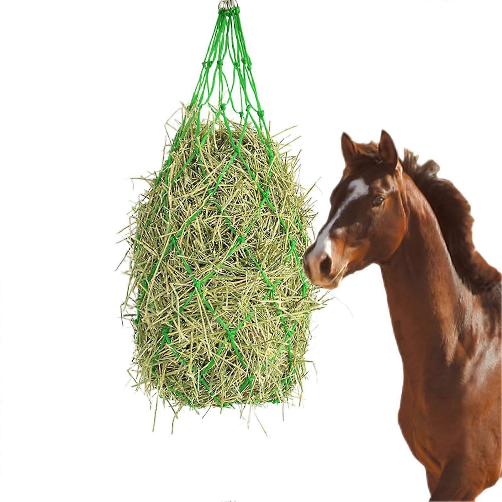 Hay Nets For Slow Feed Intake - Hanging Hay Net For Feeding And Storage Of Livestock, Robust Material, 100cm