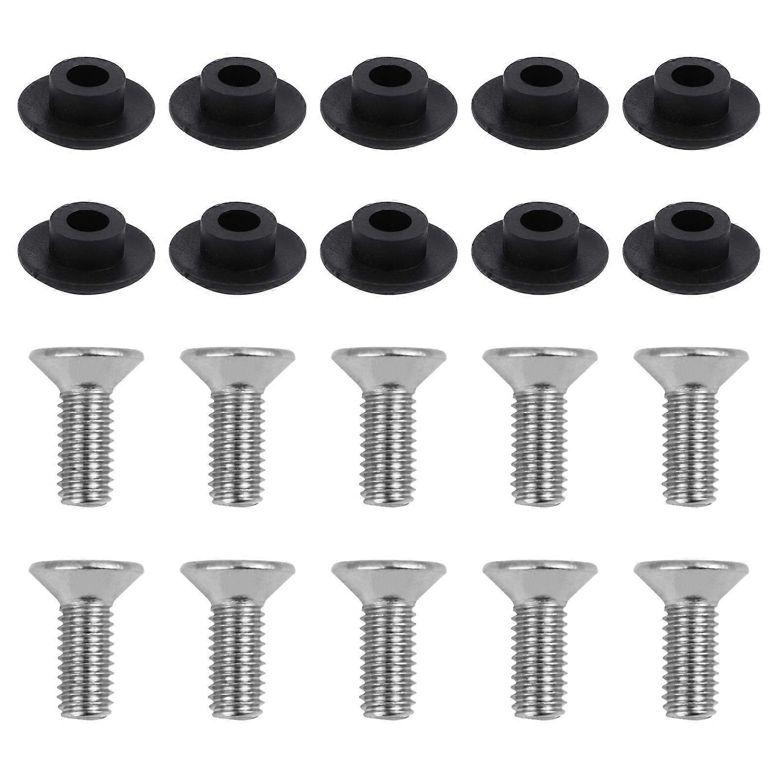 High Strength Nylon Kayak Buckle Cord Hooks with Screws for Boat Canoe Rope Fixing – Weather Resistant Accessories (10 Sets)
