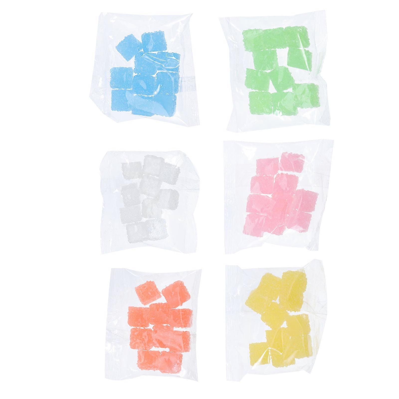 60pcs DIY Resin Craft Phone Shell Ornaments, Sugar Cube Decorative Pieces for Creative Mobile Cover Adornment, Durable & Smooth Texture