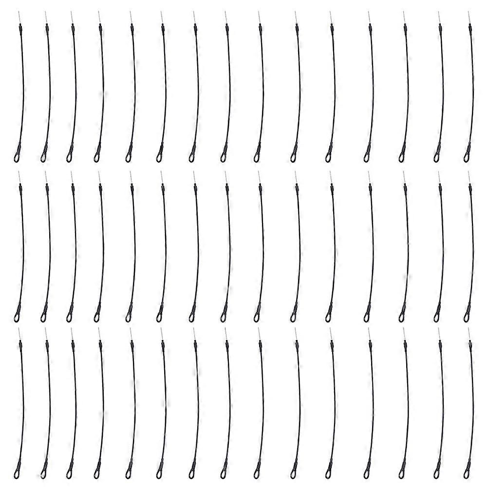 Black Security Lanyard Wire Loop with Pin for Retail Store Use Made of Durable Steel Wire and Plastic