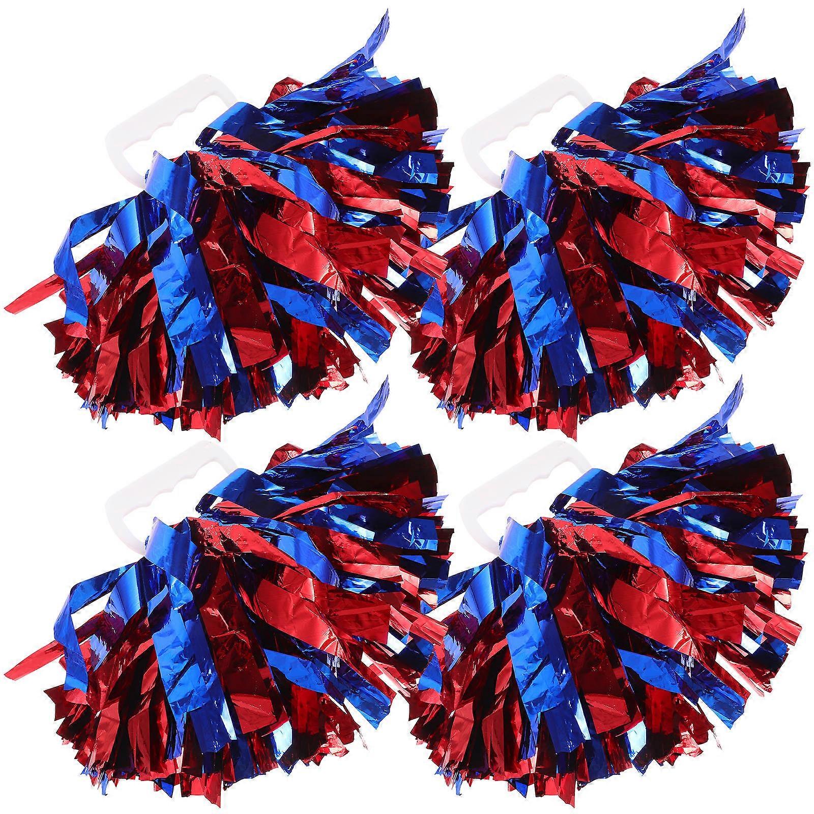 Cheerleading Equipment Handheld Flower 4Set Assorted Color For Game Dancers Cheerleading Events