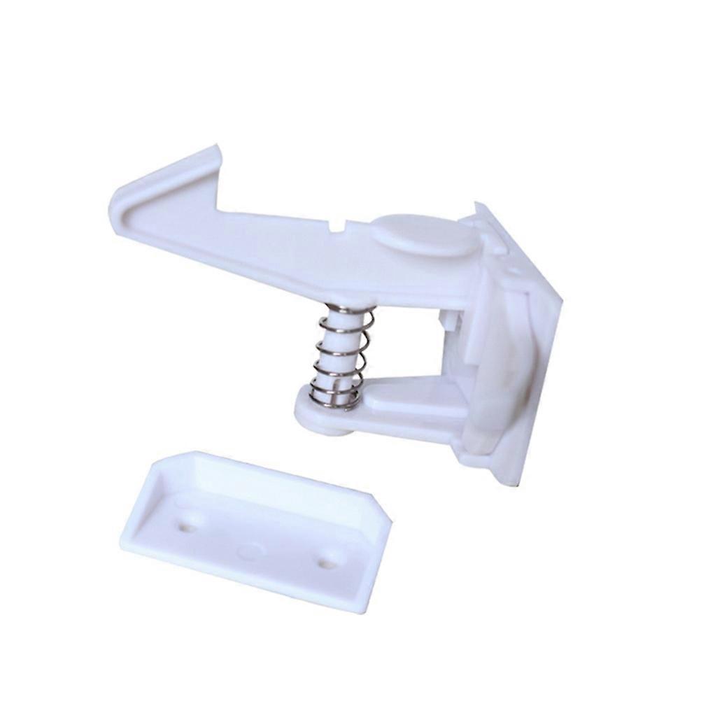 12pcs Safety Cabinet Locks with Adhesive Invisible Drawer Latches for No Drill Childproof Cupboard Protection, Furniture Angle Security