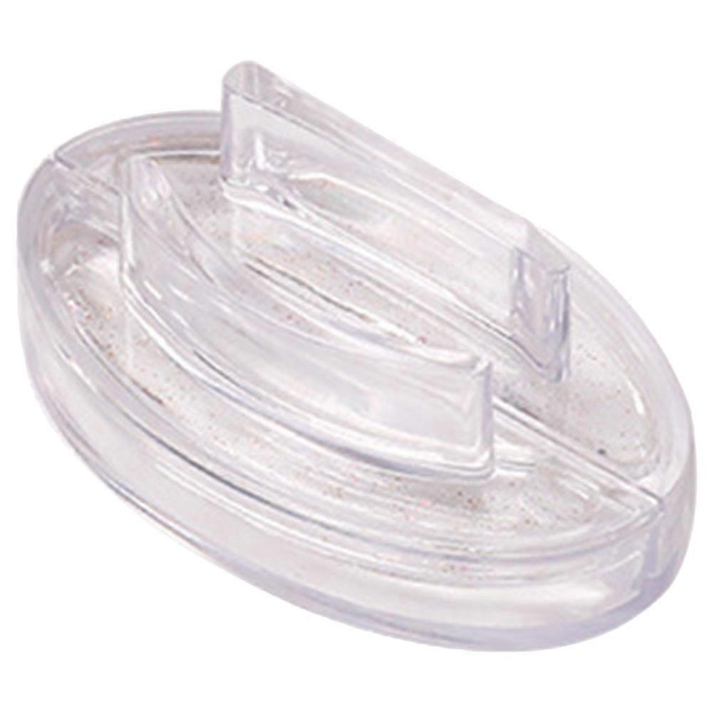 Portable Nail Stamper for DIY Nail Art Lightweight Silicone and PMMA Easy to Use White Color Compact Size
