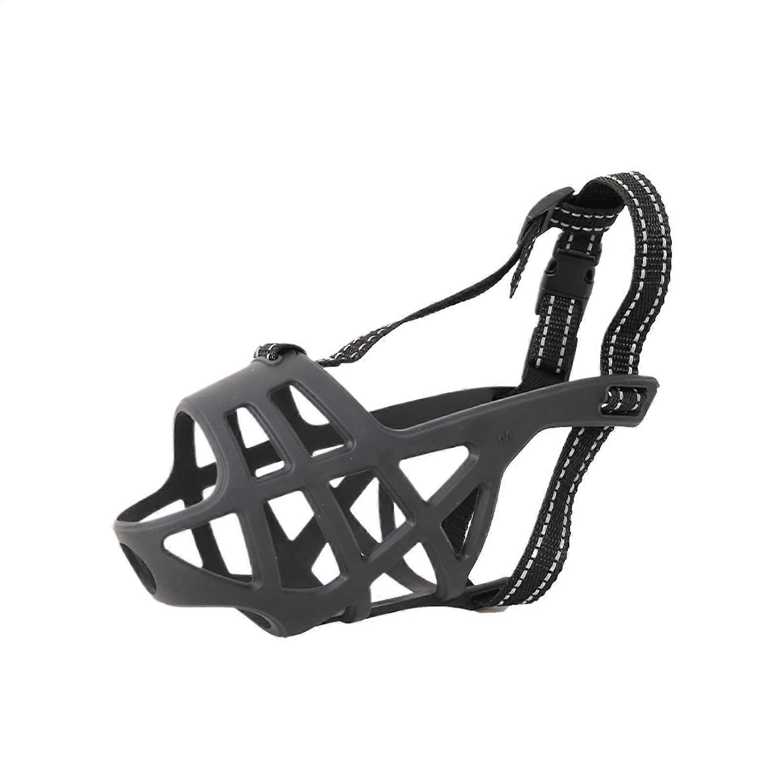 Dog Muzzle Adjustable Anti-Picking Thick Design, Comfortable Training Muzzle for Medium to Large Dogs, Durable Material