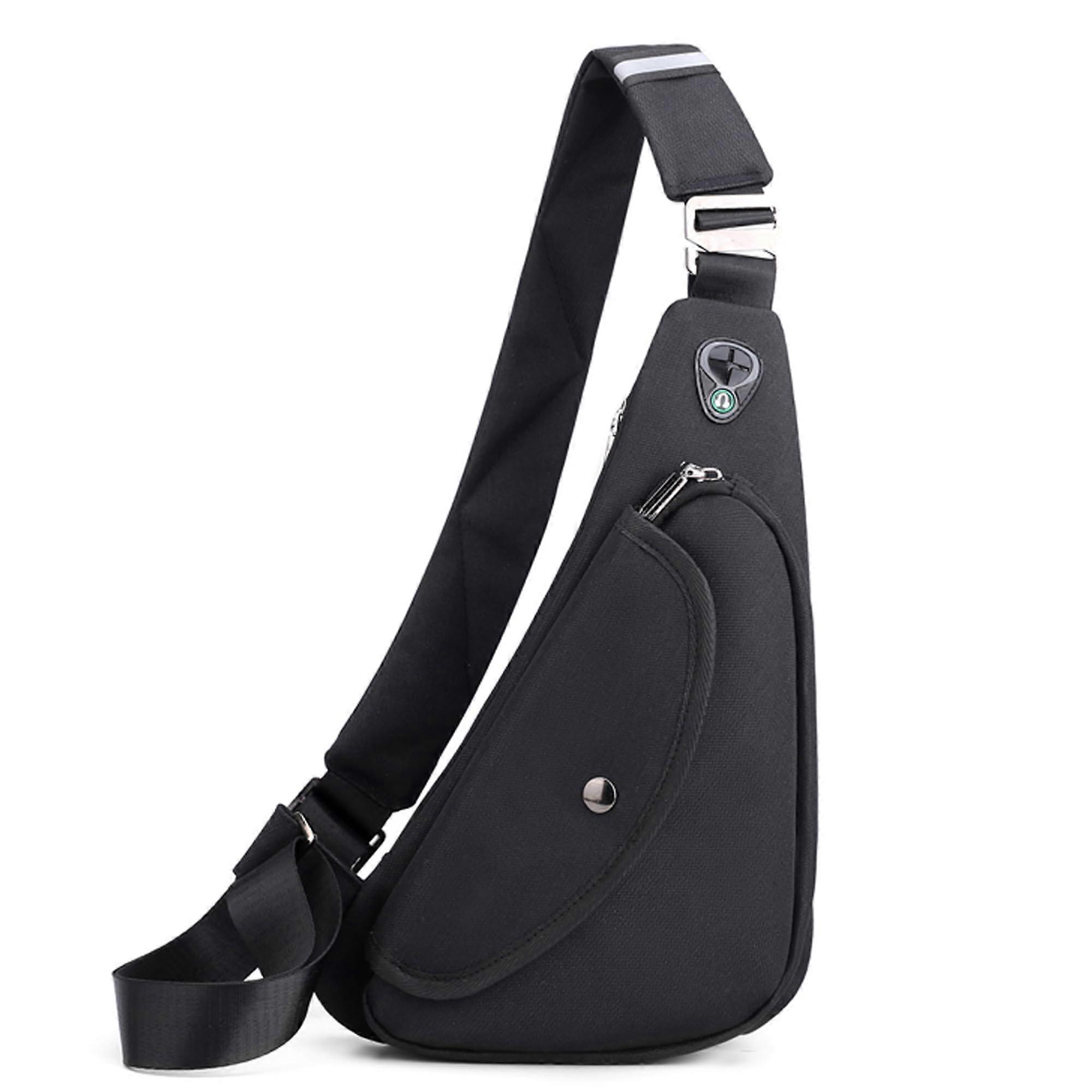 Men's Sling Bag Waterproof Polyester Lightweight Reflective