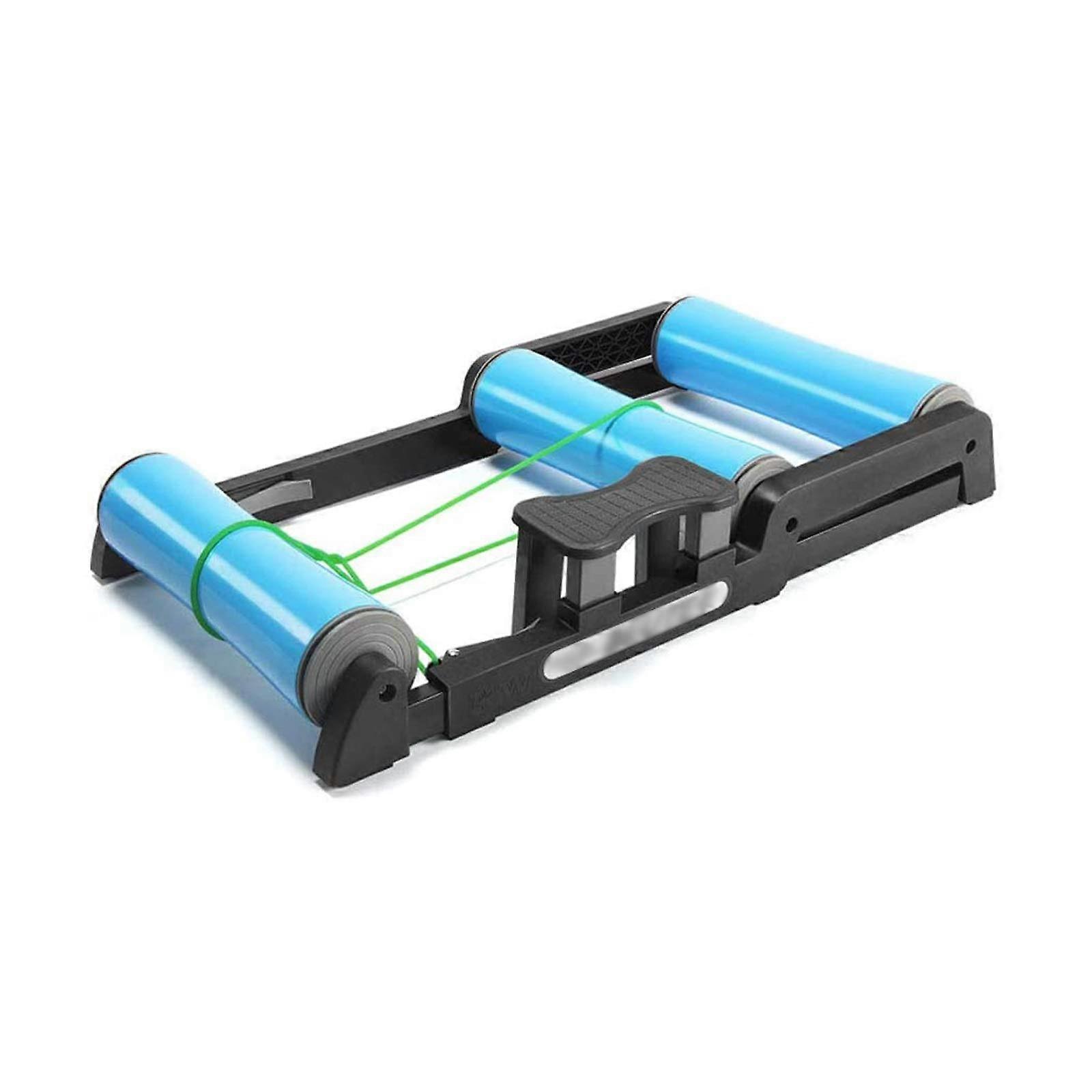 Bike Trainer Stand for Road and Mountain Bikes, Foldable Silent Bicycle Trainer with Adjustable Height and Durable Construction