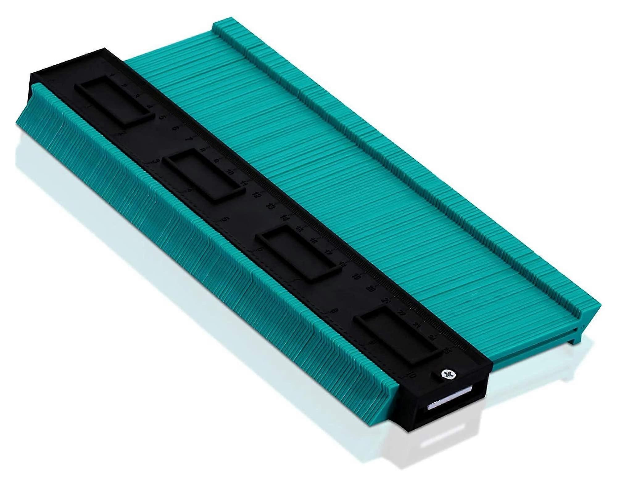 Contour Gauge Copier 10 Inch Plastic Profile Gauge Shape Measuring Ruler for Duplicating Irregular Shapes