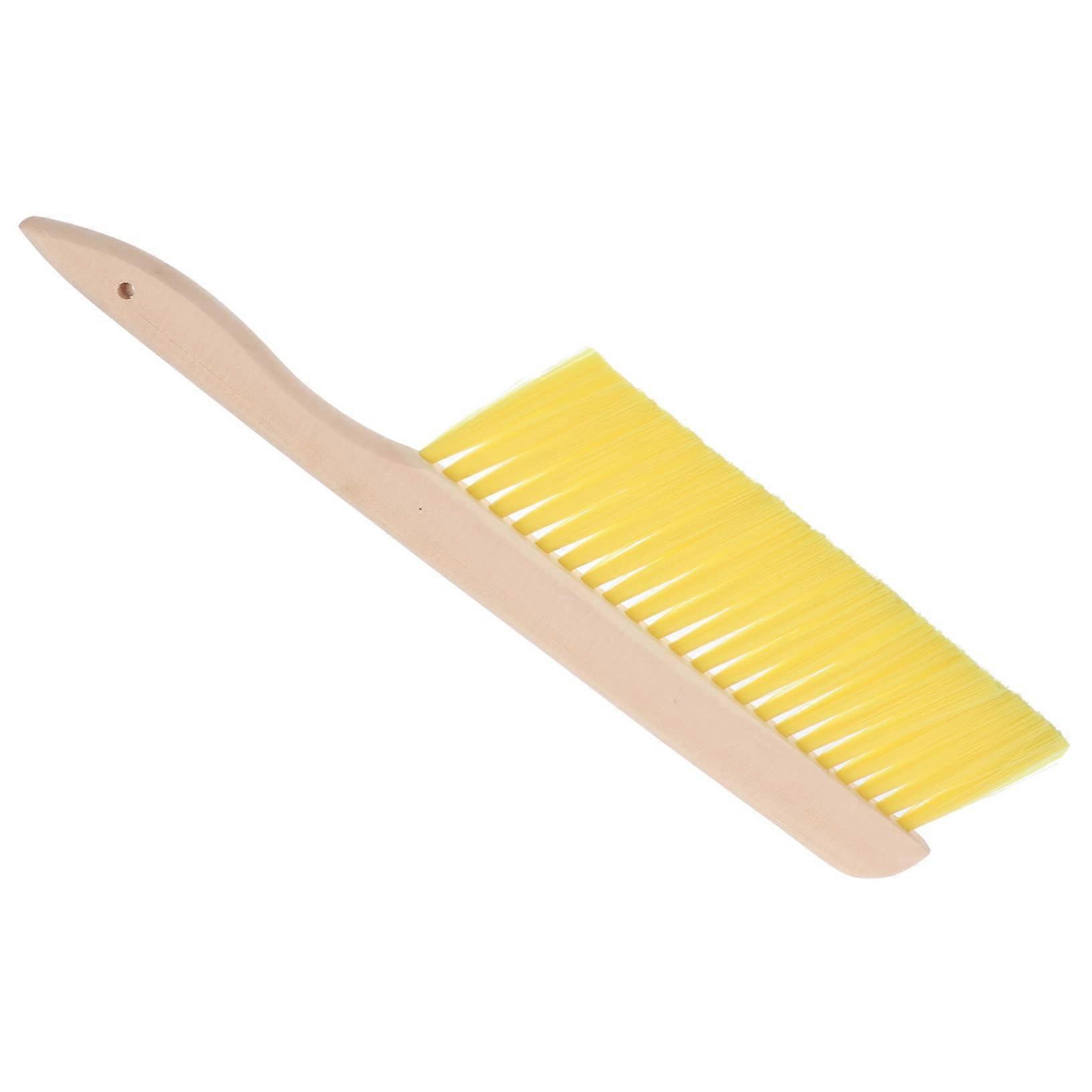 Wooden Handle Beekeeping Brush Tool Durable with Bristles for Gentle Handling Essential Tool for Hive Maintenance and Management