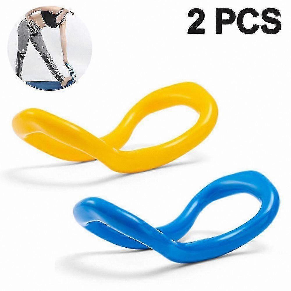 Yoga Ring Set with Double Grip for Pilates and Fitness Exercises