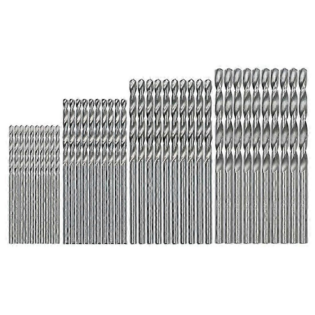 Optimized Titanium Twist Drill Bit Set - 40Pcs Metric Cobalt Drills for Metal & Stainless Steel 0.5-2.0mm
