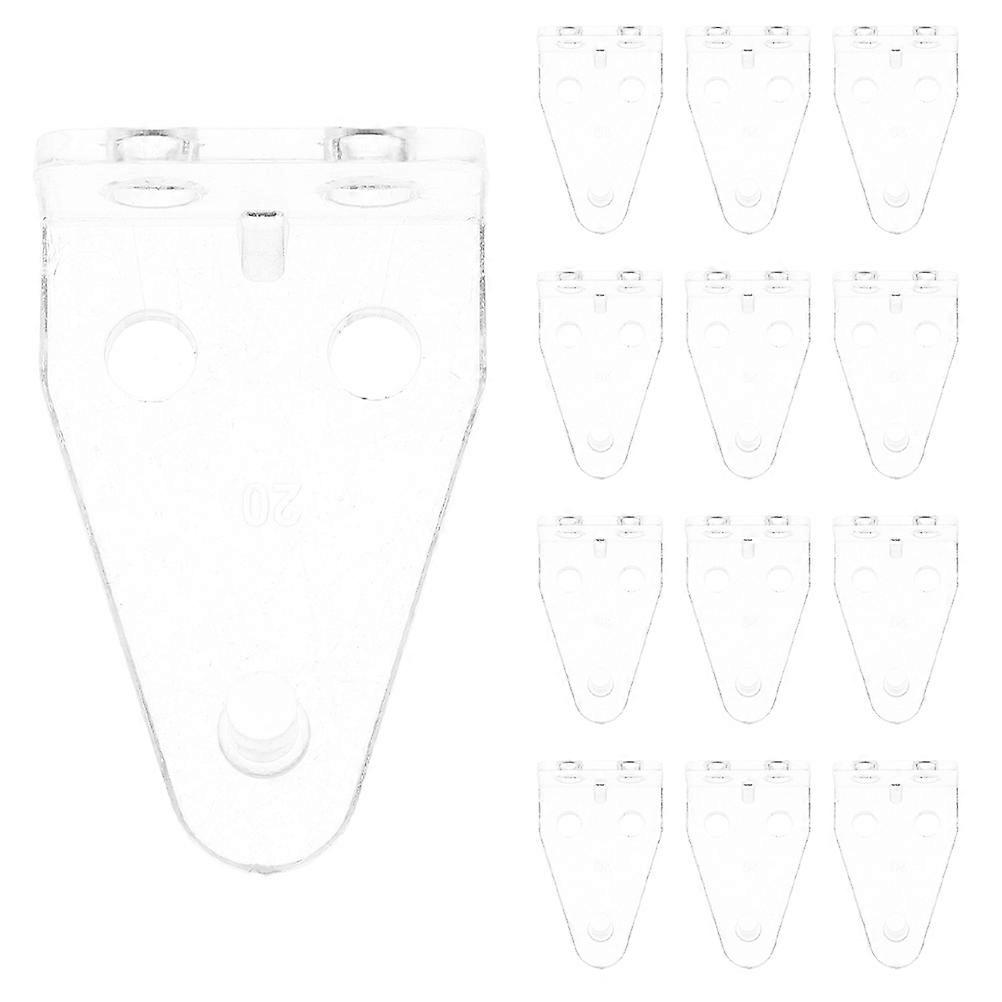30pcs Shutter Positioning Hook for Window Blinds – Blind Fixer, Wall Brackets, Repair Kit, Transparent Plastic