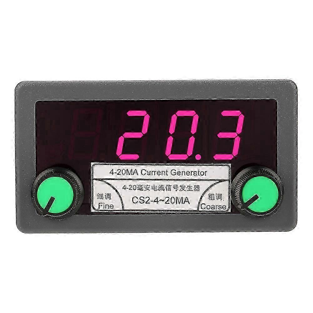 4-20mA Digital Current Analog Signal Generator Coarse/Fine Tuning Constant Current Output