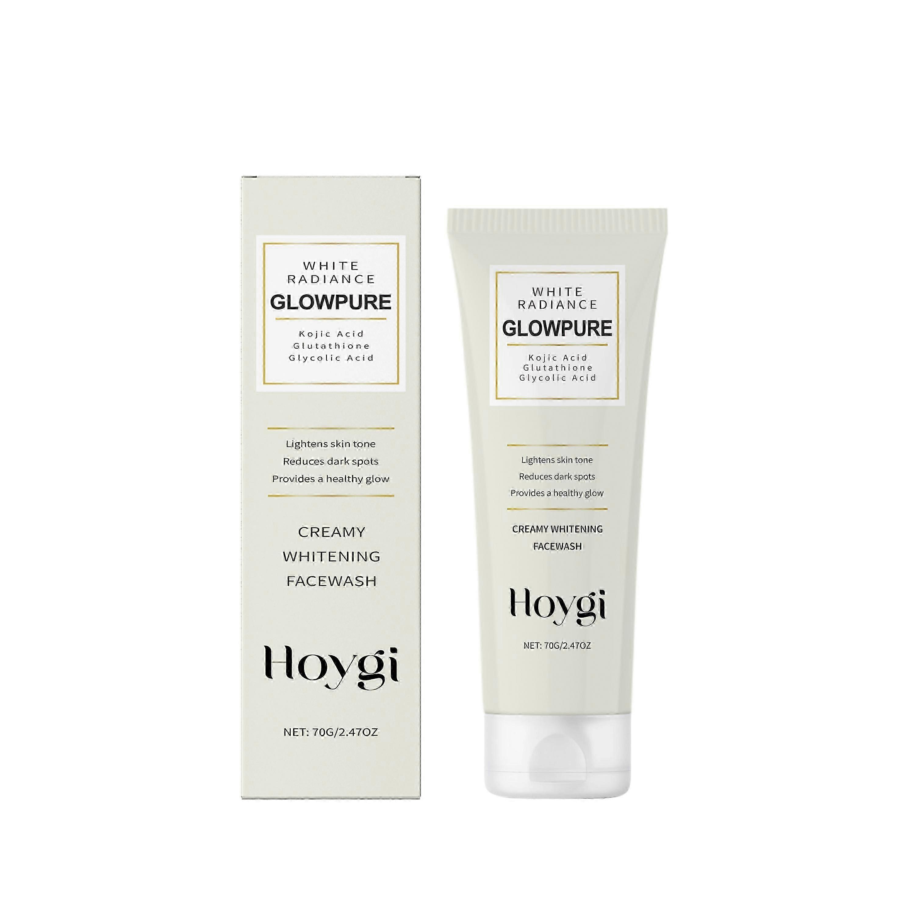 Hoygi Glutathione Facial Cleanser with Mild Ingredients Cleanses Pores, Refreshing and Moisturizing Skin, Moisturizing Cleanser
