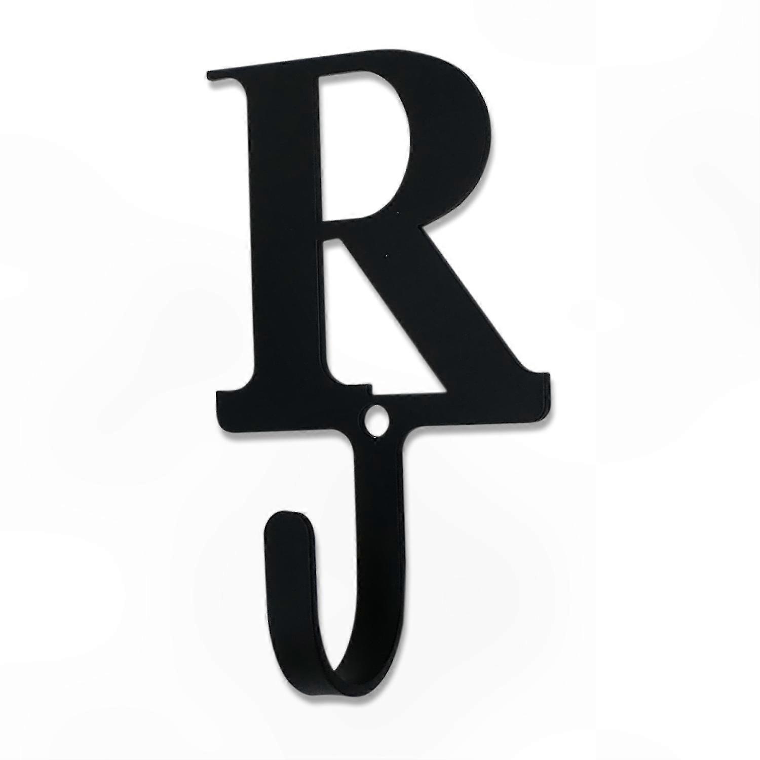 Small Wall-Mounted Letter R Hook for Organizing and Storage Solutions