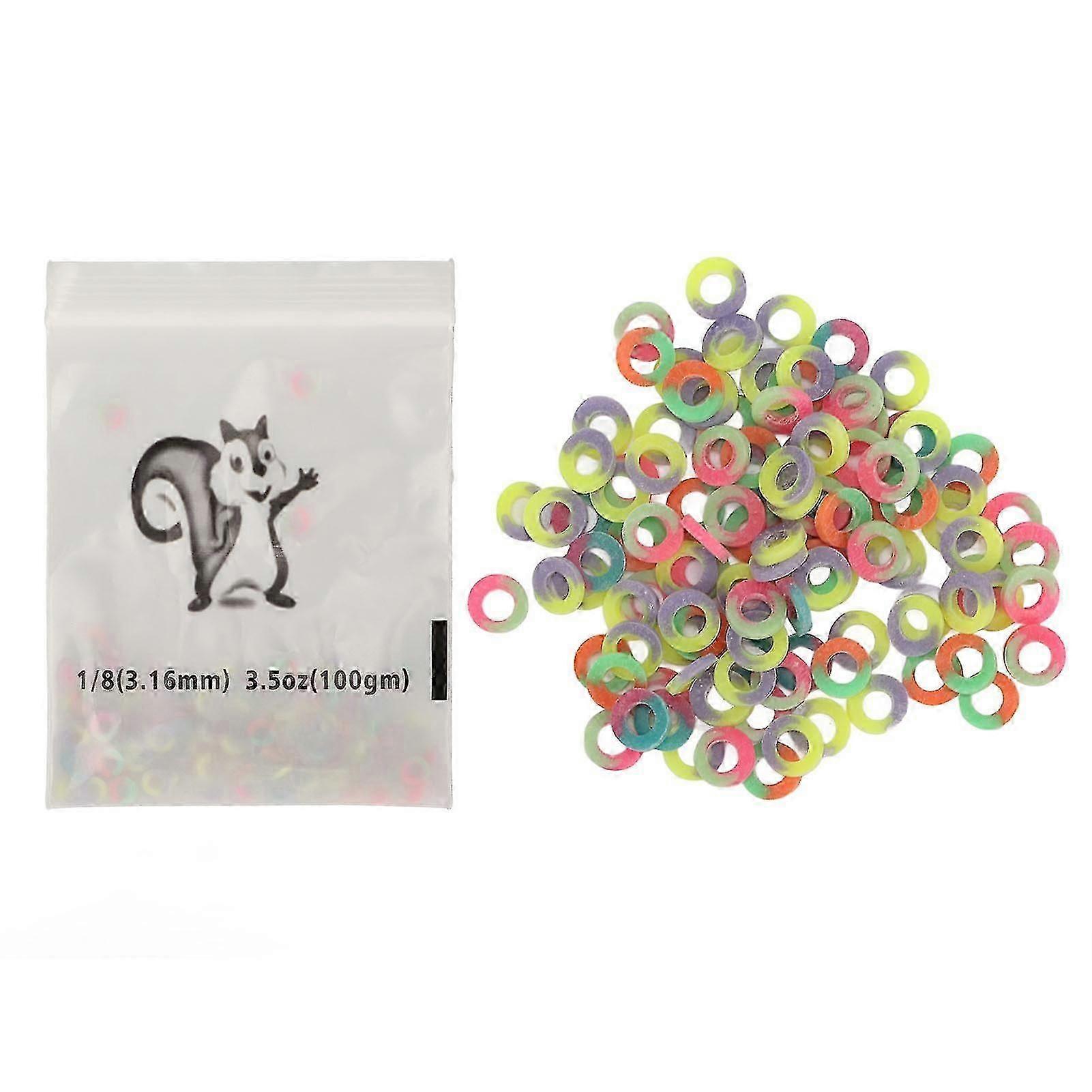500pcs 1/8 Inch Orthodontic Elastic Band Professional Portable Dental Braces Tooth Gap Rubber Bands