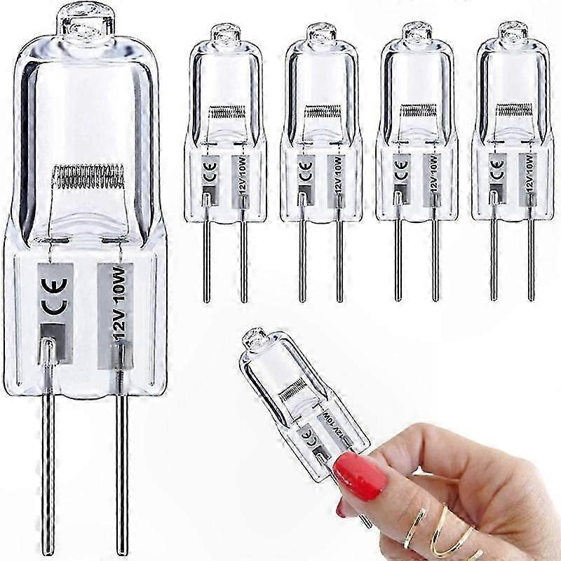 20 Pack Halogen Bulbs G4 10W Clear Xenon Capsule 2-Pin 12V Bi-Pin Lighting Solution