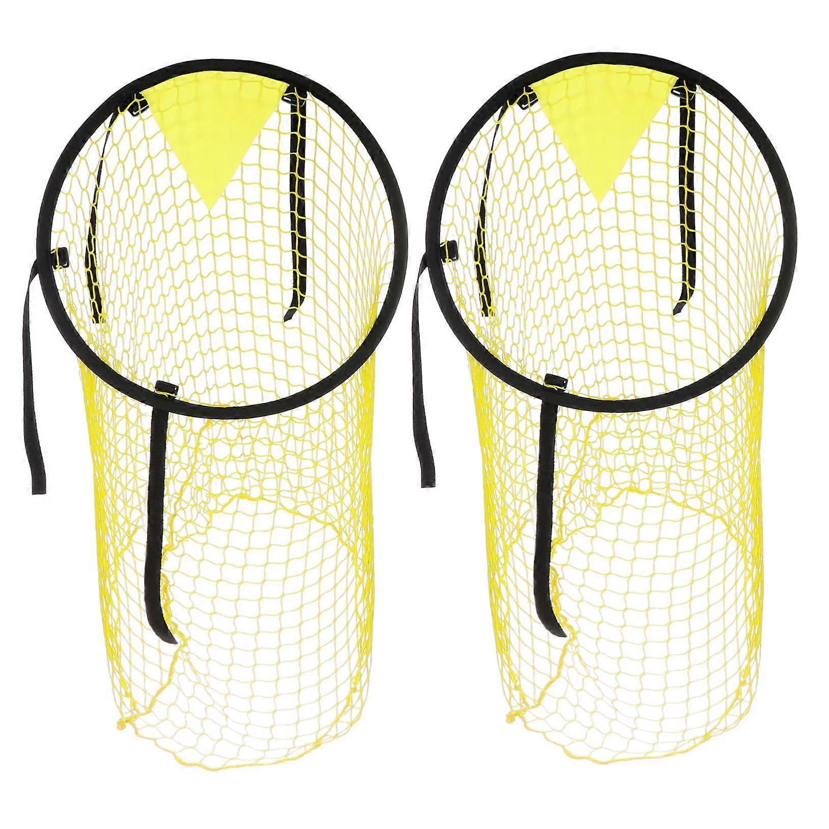 Soccer Goal Nets 2Pack, Portable Training Target Net, Durable Material For All Ages And Skill Levels