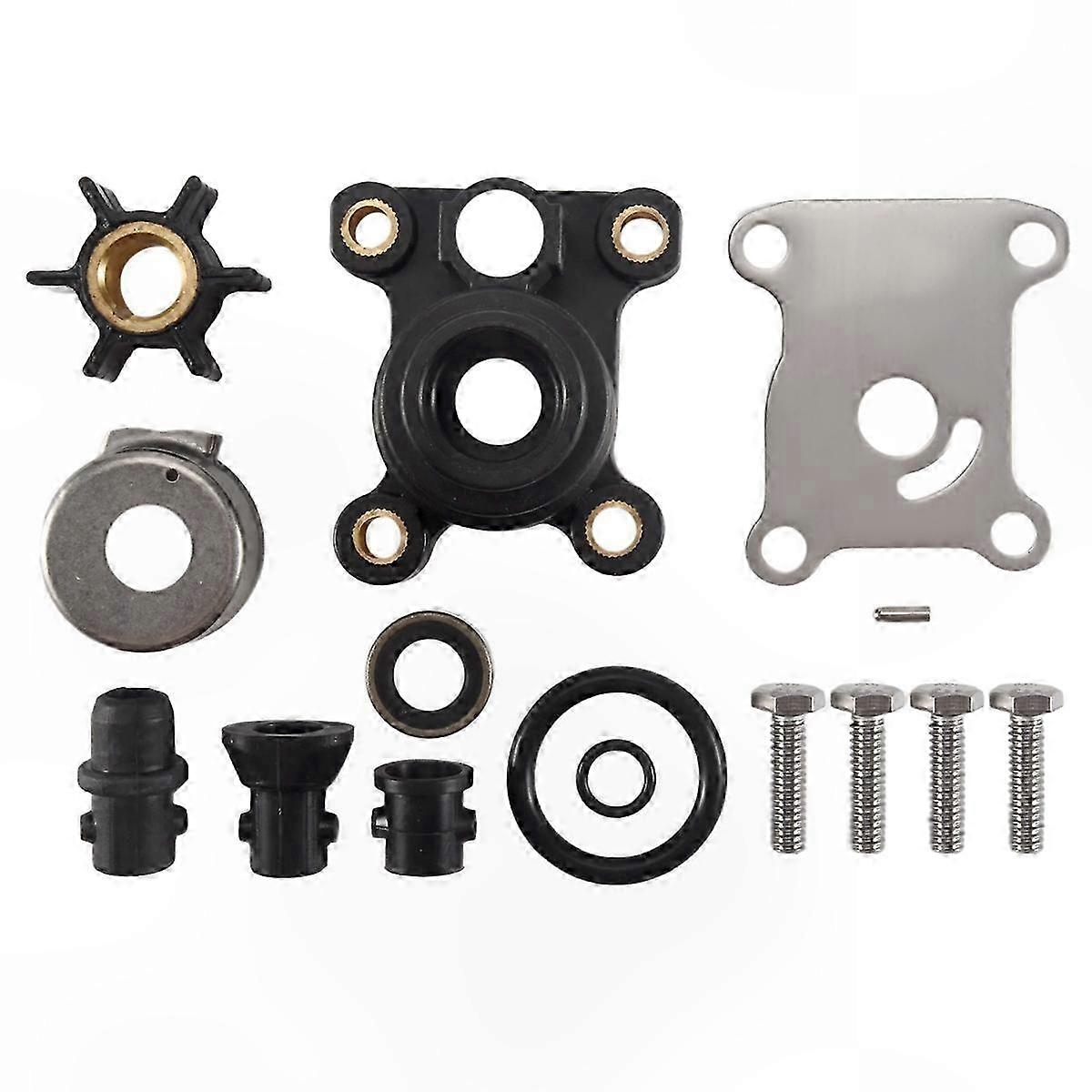 Outboard Motor Impeller Pump Repair Kit for 9.9Hp & 15Hp Engines - Replacement Part 394711