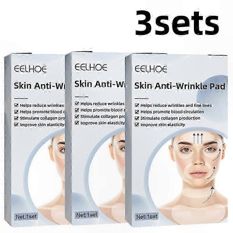 Silicone Reusable Patches for Wrinkle Reduction on Face, Forehead, Neck, and Eye Areas Skin Care Solution Non-Invasive Anti-Aging Aid