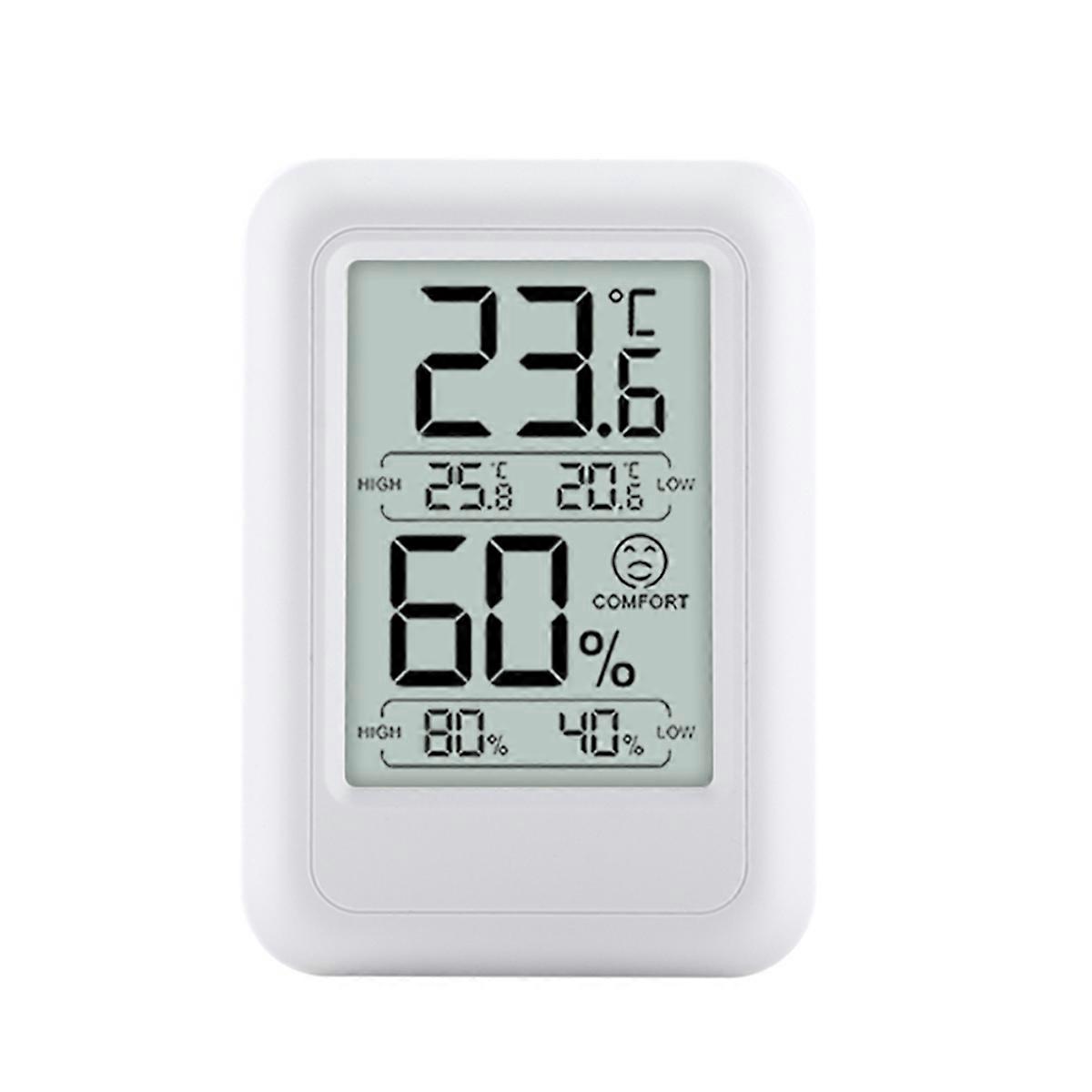 Digital Hygrometer Indoor Thermometer Room Thermometer and Humidity Gauge with Temperature Monitor for Office,School