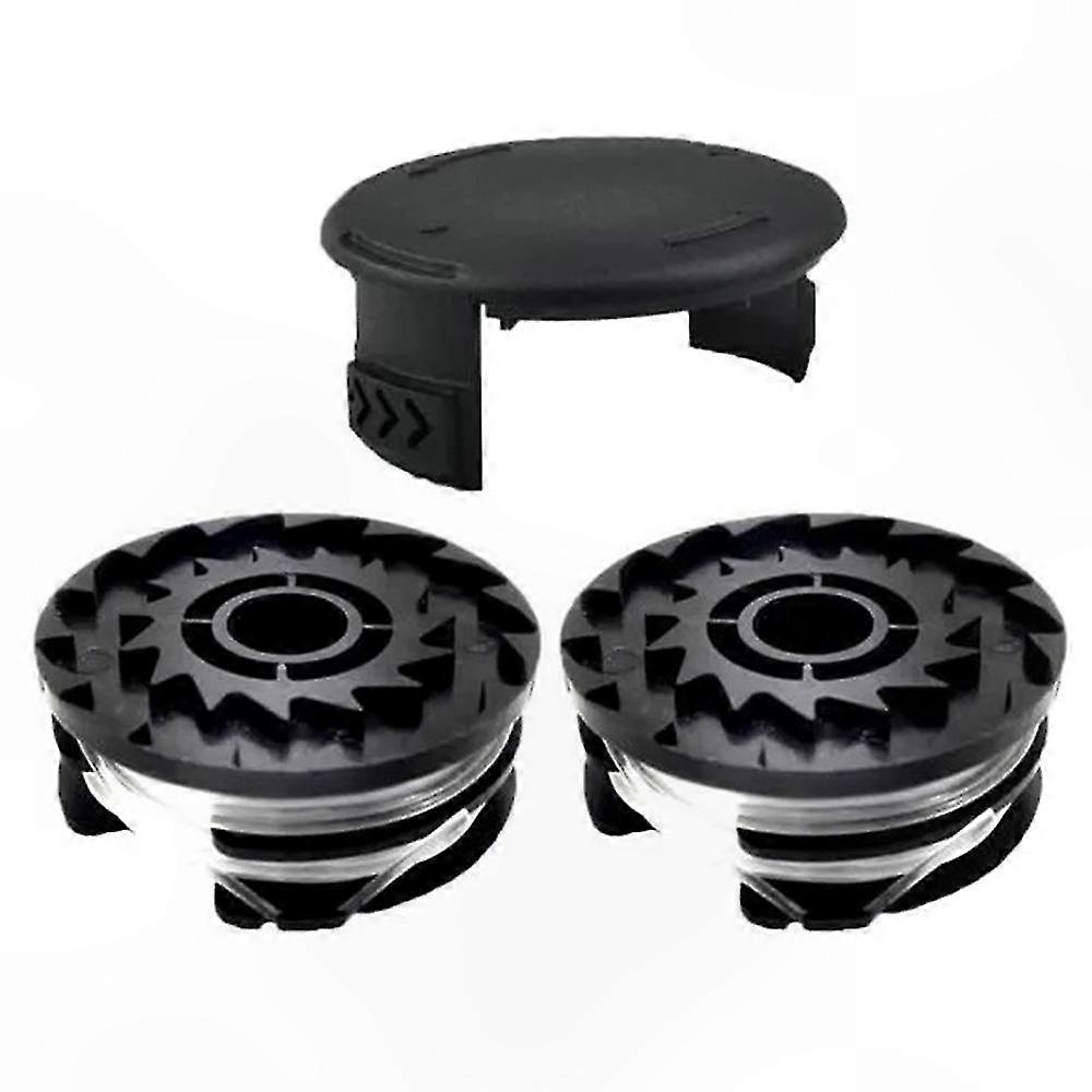 Grass Trimmer Spool Set with Cap for Lawn Mower Accessories Replacement Parts