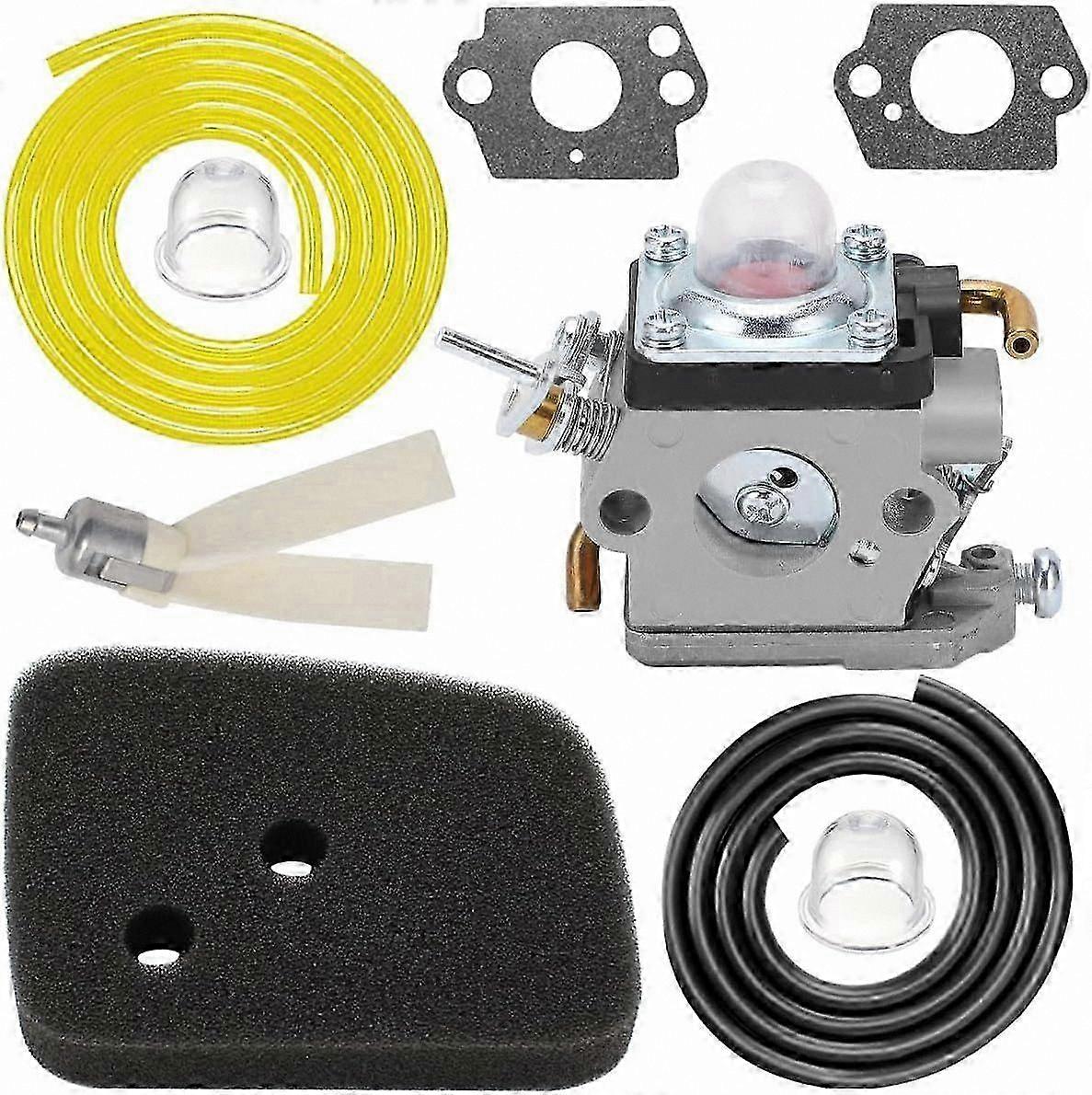 Hedge Trimmer Carburetor Kit Compatible with Multiple Models - Replacement Part #523012401 596658301