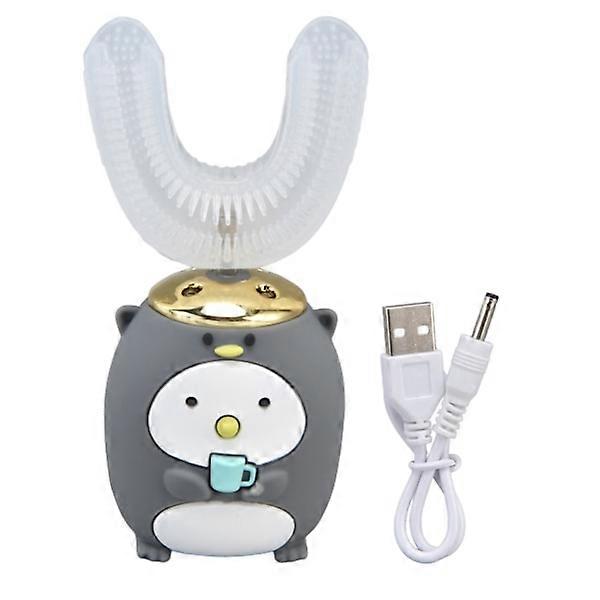 Brosse à dents pour enfants Nettoyage buccal à 360 ° 5 modes de brosse Mémoire automatique Brosse à dents intelligente en forme de U Enfant