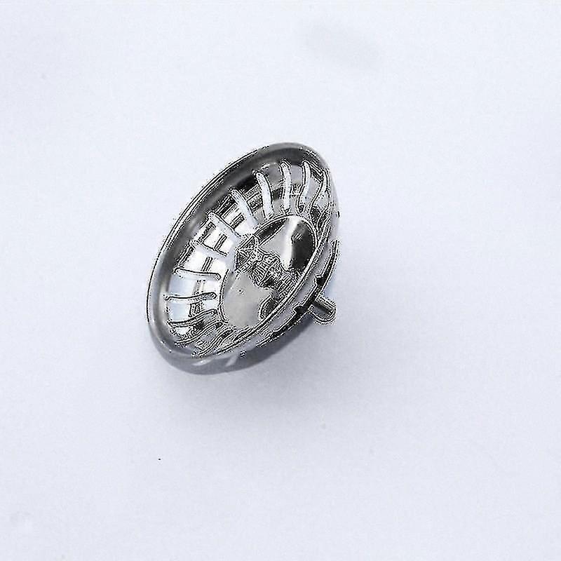 Højkvalitets 304 rustfrit stål vaskesi i rustfrit stål, 78-84 mm køkkenvandfilterprop, holdbar badeværelsesafløbsprop