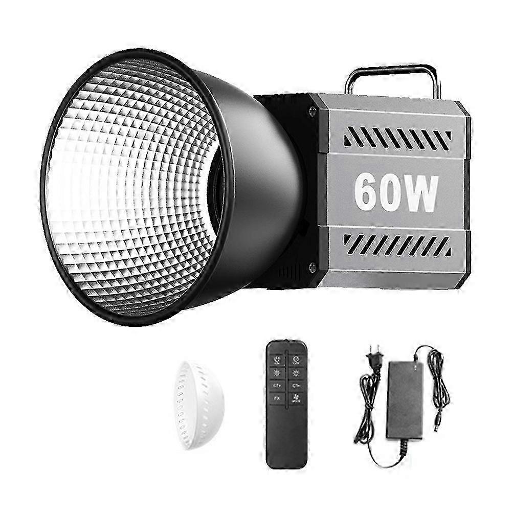 60W Pro Portable COB Light for Photographic Studio & Outdoor Use, EU Plug
